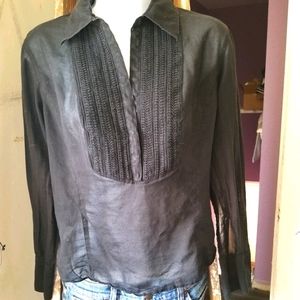 Sheer classy Ann Taylor blouse!